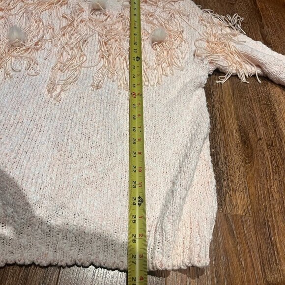 Vintage unique Bonnie and Bill dust pink with frings and pompom size medium - Picture 9 of 10